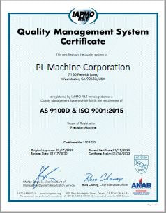 AS9100D & ISO 9001:2015